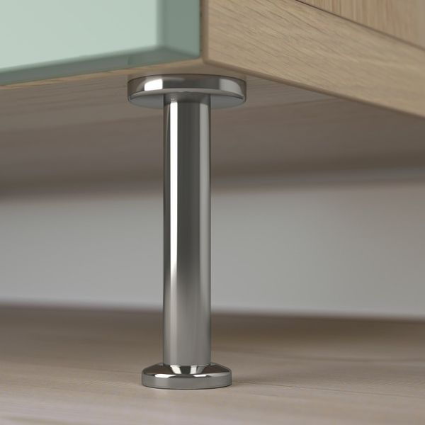 Тумба для ТВ с ящиками, под беленый дуб, СЕЛЬСВ/СТАЛЛАРП глянцевый/серо-зеленый светлый, 120x40x48 см IKEA БЕСТО 092.671.94 - фото 4