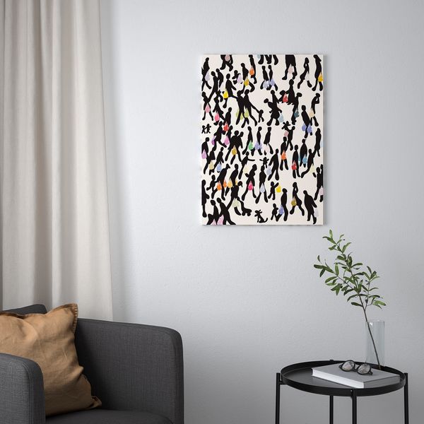 Картина, Концентрация людей, 50x70 см IKEA PJÄTTERYD ПЬЕТТЕРИД 605.709.12 - фото 3