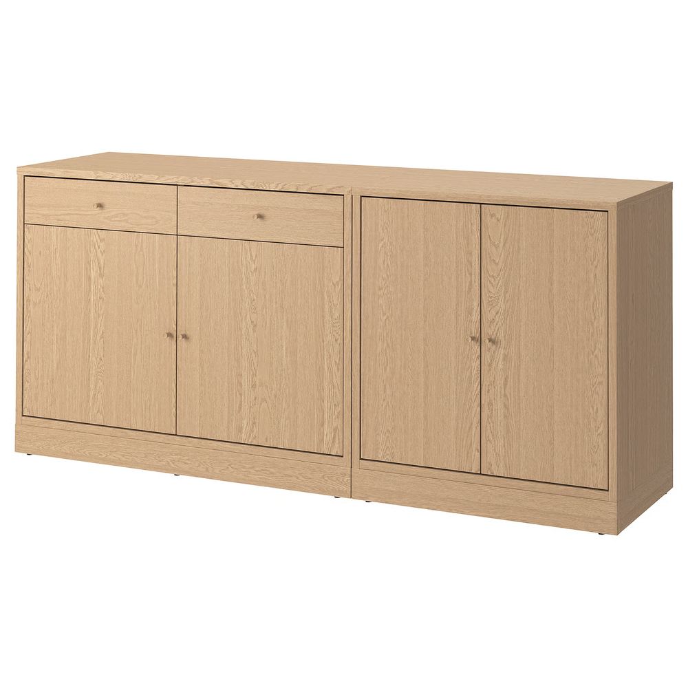 TONSTAD Комбинация д/хранения - дубовый шпон 202x47x90 см - фото 1
