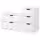 NORDLI Комод с 5 ящиками - белый 120x76 см