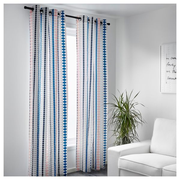 Гардины, 1 пара МОССФЛОКС, разноцветный (145x300 см) - фото 2