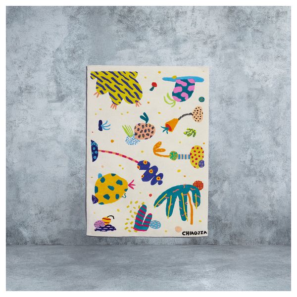 Ковер, короткий ворс ИКЕА АРТ-ИВЕНТ 2019, разноцветный (170x240 см) - фото 5