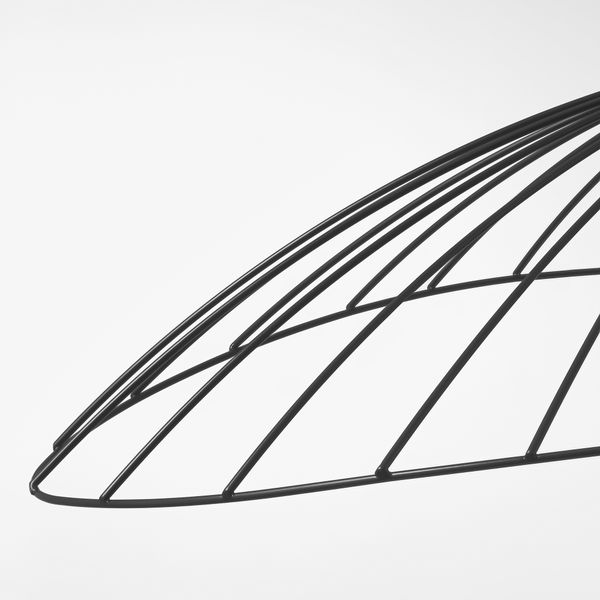 Абажур для подвесного светильника, черный, 60x40 см IKEA MOTSJÖ 905.308.49 - фото 5