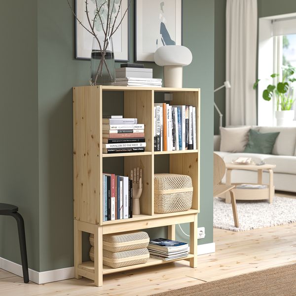 Стеллаж с основанием, 80x30x120 см IKEA IVAR ИВАР 895.558.07 - фото 3