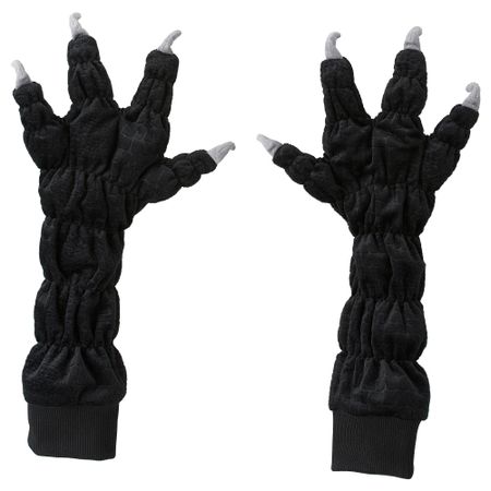 Перчатки-лапы, 1 пара ЛАТТО, черный