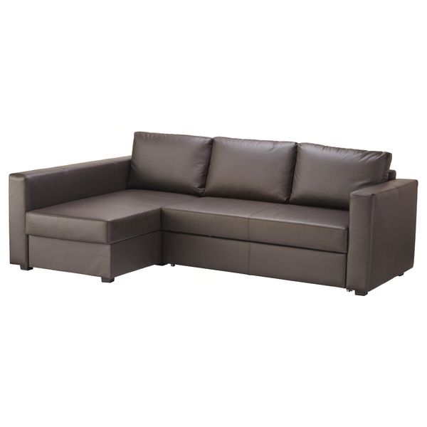 Угловой диван-кровать с отделением для хранения МОНСТАД, Бумстад темно-коричневый - фото 2