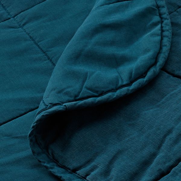 Покрывало, темно-синий 180x250 см IKEA GULVED ГУЛЬВЕД 504.028.96 - схема-чертеж с размерами