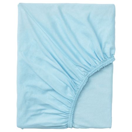 Натяжная простыня для кушетки, голубой 80x200 см IKEA ВОРВИАЛ 804.475.77