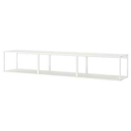 PLATSA Настенный модуль для хранения - белый 240x40x40 см