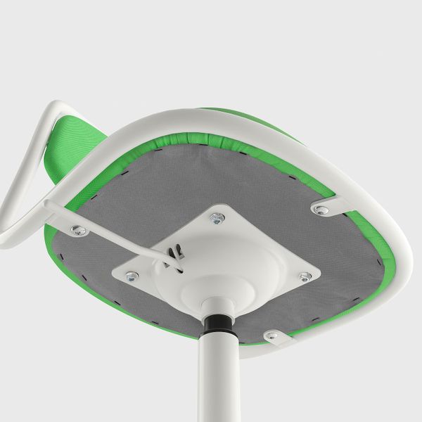 Детский стул для письменного стола, белый/Висле ярко-зеленый IKEA ÖRFJÄLL ОРФЬЕЛЛЬ 303.730.22 - схема-чертеж с размерами