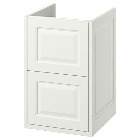 TÄNNFORSEN Шкаф для раковины с ящиками - белый 40x48x63 см