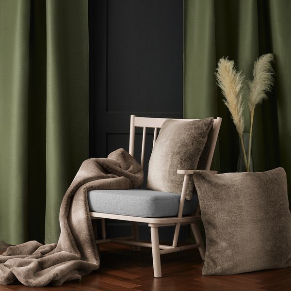 Плед, 130x170 см, коричневый IKEA BULLERSKYDD 105.666.39 - фото 3