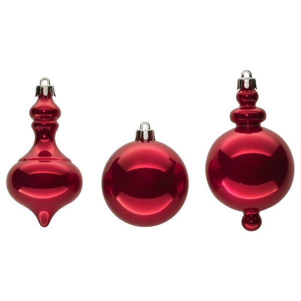 Подвесные украшения, 3 предмета ВИНТЕР 2017, красный - фото 1