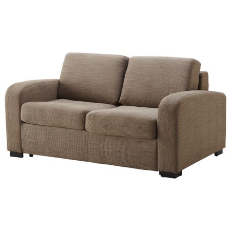 Диван-кровать 2-местный ИНГЕЛЬСТАД, Хенста светло-коричневый