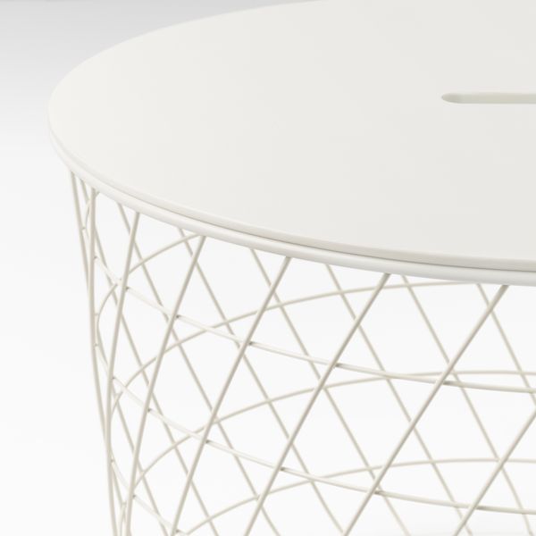 Столик с отделениями для хранения, белый, 61 см IKEA KVISTBRO КВИСТБРУ 503.222.39 - фото 7