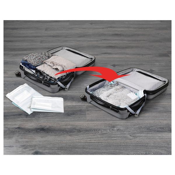 Вакуумный скручивающийся пакет,2шт., голубой IKEA SPANTAD СПАНТАД 504.275.66 - фото 3