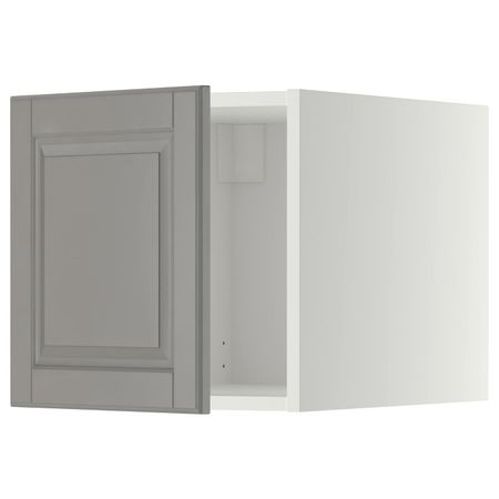 Верхний шкаф, белый/Будбин серый 40x40 см IKEA METOD МЕТОД 492.270.59
