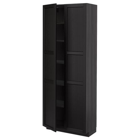 Высокий шкаф с полками, 80x37x200 cm IKEA METOD МЕТОД 094.648.87
