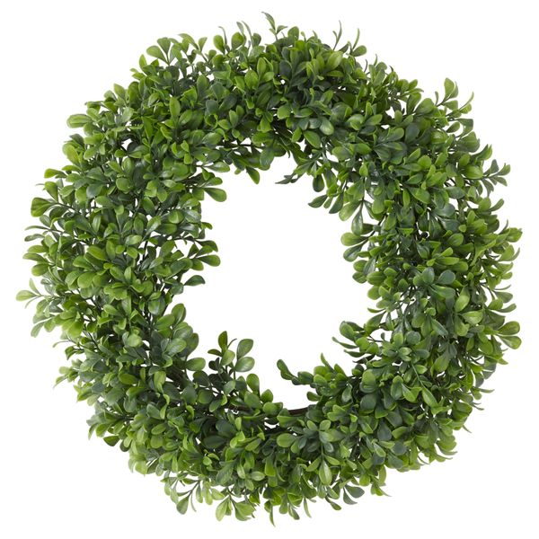 Искусственный венок СМИККА, д/дома/улицы, самшит (45 см) - фото 2