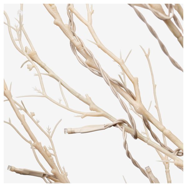 Искусственное растение с подсветкой ФЕЙКА, с батарейным питанием, ветка белый (150 см) - схема-чертеж с размерами