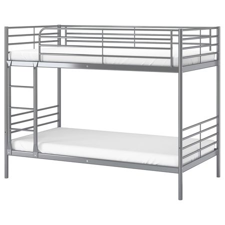 SVÄRTA Каркас 2-ярусной кровати - серебристый 90x200 см