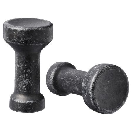 Ручка мебельная, черный 14 мм IKEA MÖLLARP МОЛЛАРП 203.669.94