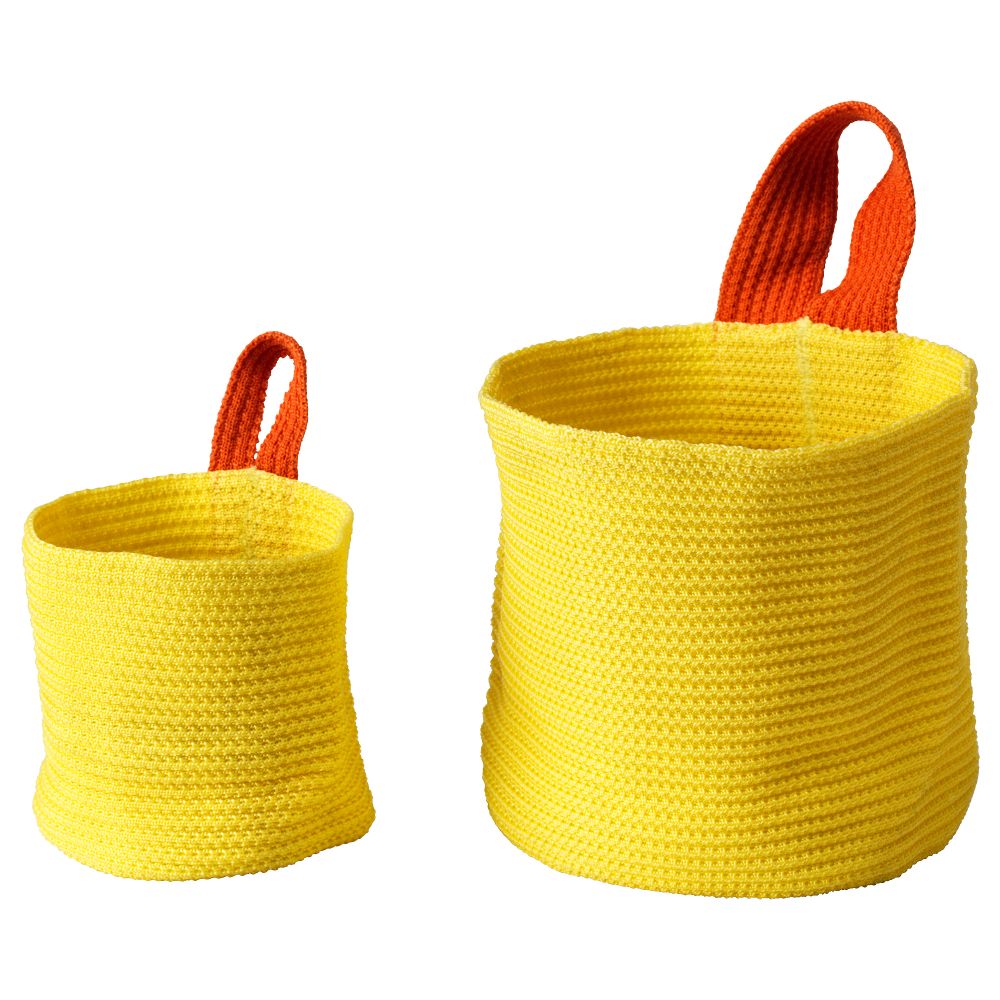 Набор корзин, 2 штуки СТИККАТ, желтый, оранжевый - фото 1
