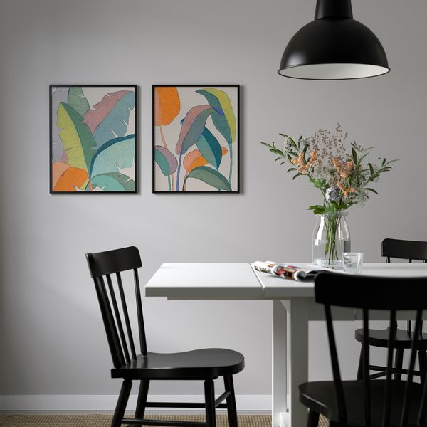 Постер, Банановые листья, 40x50 см IKEA DRÖMBILD ДРЁМБИЛЬД 705.705.39 - схема-чертеж с размерами