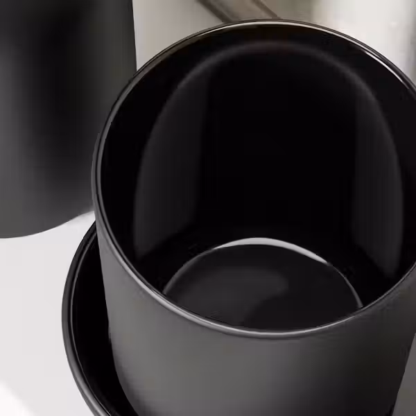 GANSJÖN Набор для ванной,3 предмета - чёрный - фото 4