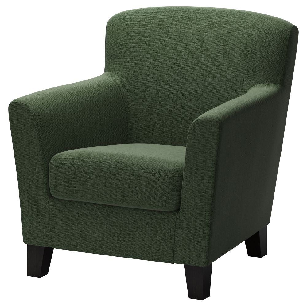 Кресло ЭКЕНЭС, Хенста зеленый - фото 1