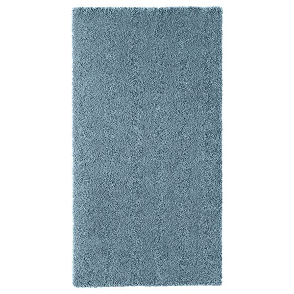 Ковер, короткий ворс, классический синий 80x150 см IKEA STOENSE СТОЭНСЕ 304.268.41 - фото 1