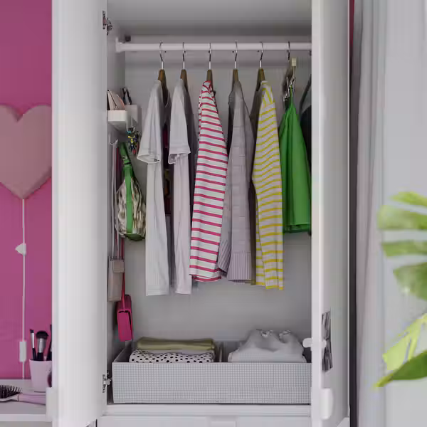 LASTARE ЛАСТАРЕ Комбинация д/хранения - белый 100x42x200 см - фото 3