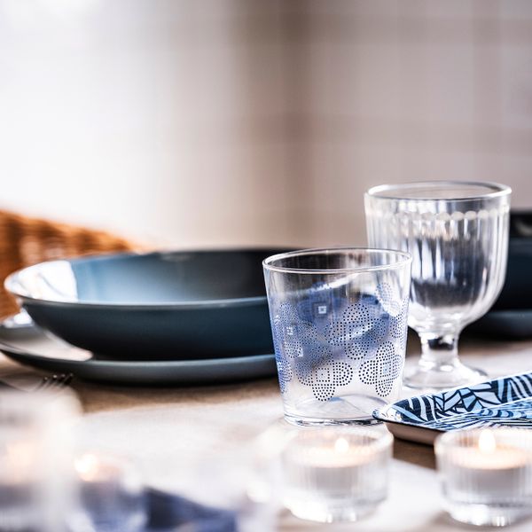 Стакан, стекло/с рисунком 30 сл IKEA VATTENDANS ВАТТЕНДАНС 504.980.83 - фото 4