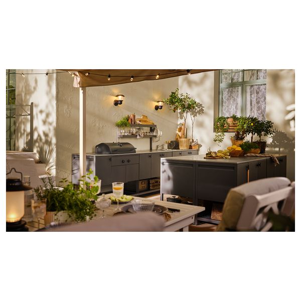 Угольный гриль, для сада, темно-серый, 120x60 см IKEA BÅTSKÄR 005.533.69 - фото 8