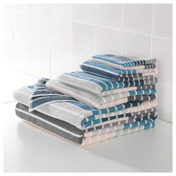 Банное полотенце БОЛМОН, разноцветный (70x140 см) - схема-чертеж с размерами