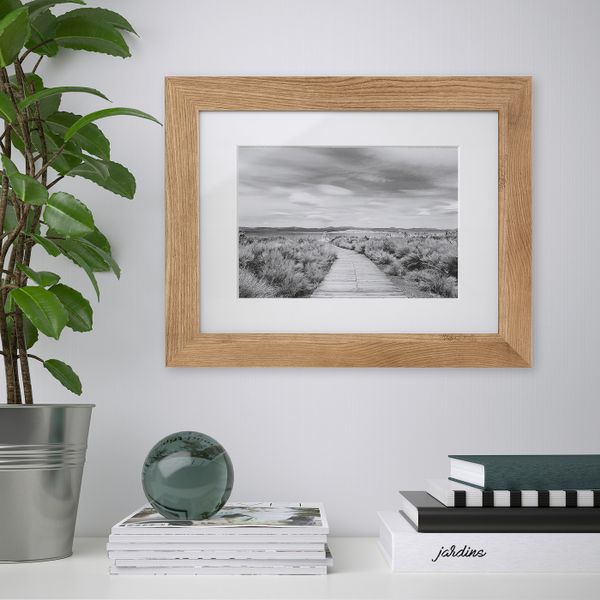 Рама, под дерево/светло-коричневый 30x40 см IKEA DALSKÄRR ДАЛСКЭРР 203.742.20 - схема-чертеж с размерами