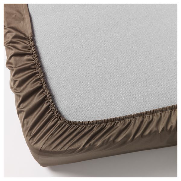 Простыня натяжная ГЭСПА, коричневый - фото 2