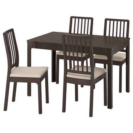 Стол и 4 стула IKEA EKEDALEN ЛЕН ЭКЕДАЛЕН, EKEDALEN ЛЕН ЭКЕДАЛЕН 695.708.23