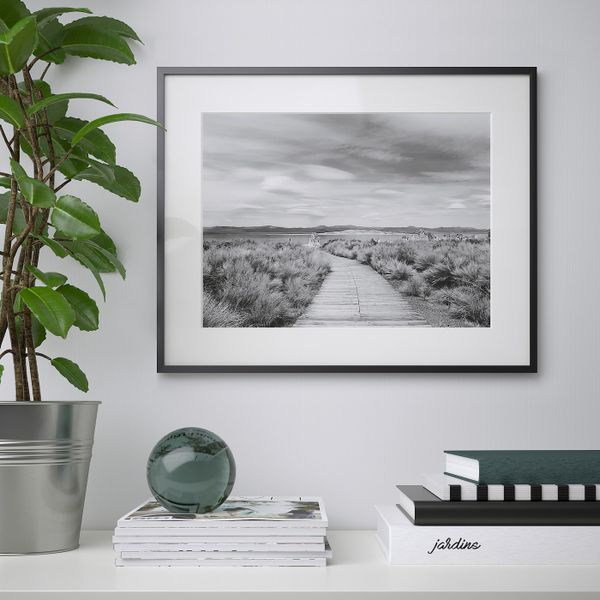 Рама, черный 40x50 см IKEA LOMVIKEN ЛОМВИКЕН 603.817.23 - схема-чертеж с размерами