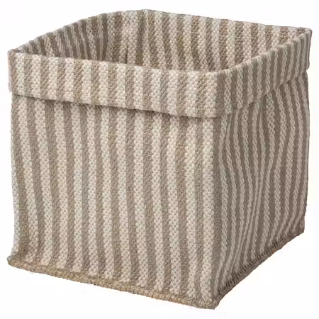 MÄVINN МЭВИНН Корзина - бежевый/джут ручная работа 30x30x35 см