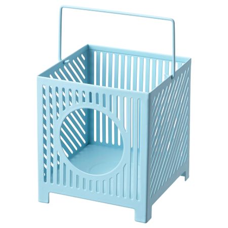 Фонарь для греющей свечи БЕМАННА, голубой (11 см)