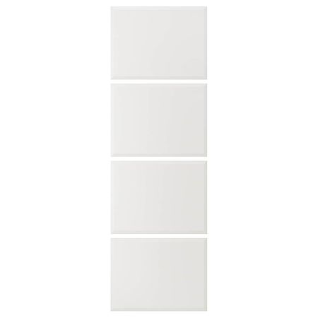 4 панели для рамы раздвижной дверцы, белый 75x236 см IKEA TJÖRHOM ТЬЁРХОМ 304.806.87