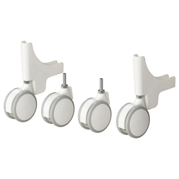 Колесо АЛЬГОТ, белый - схема-чертеж с размерами