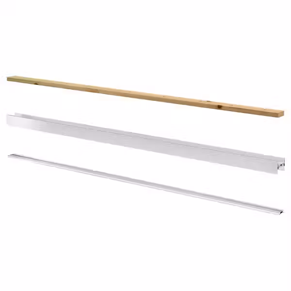 SKYTTA Направляющая для раздвижной двери - 2 паза цвет алюминия - фото 1