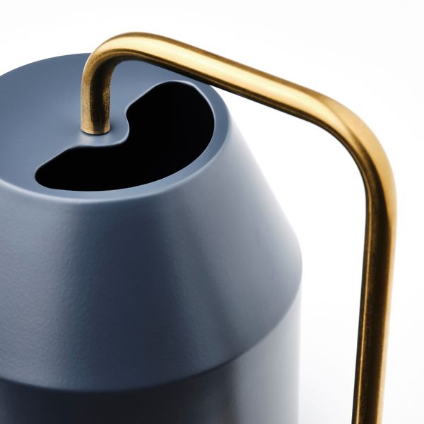 Лейка, 0.9 л, темно-синий, золотой IKEA VATTENKRASSE ВАТТЕНКРАССЕ 805.360.12 - схема-чертеж с размерами