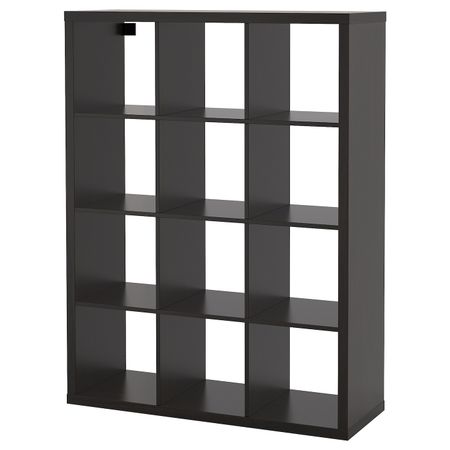 Стеллаж, черно-коричневый 112x147 см IKEA KALLAX КАЛЛАКС 804.099.38