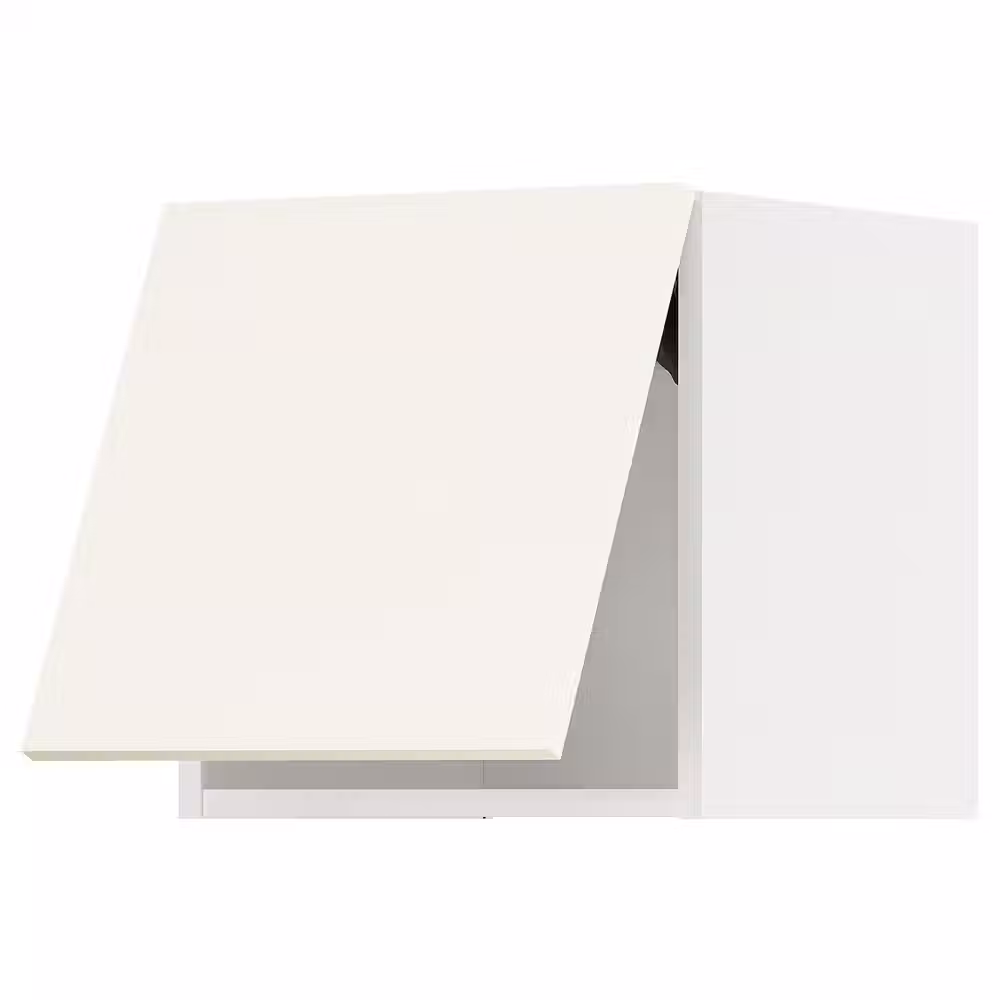 METOD Горизонтальный навесной шкаф - белый/Vallstena белый 40x40 см - фото 1