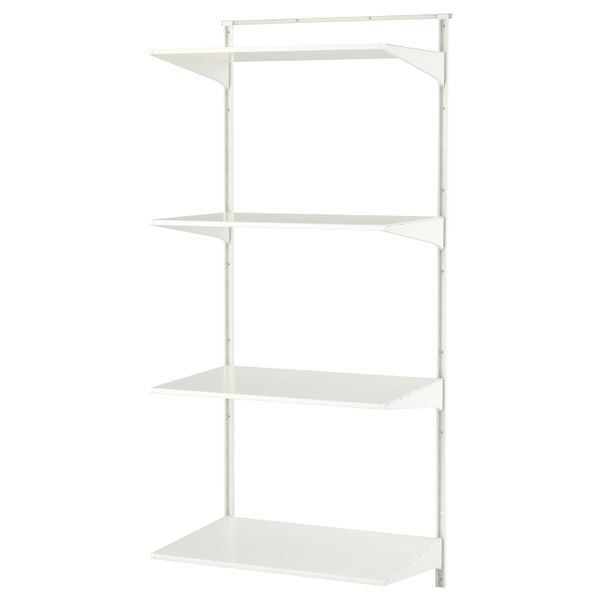 Настенная шина, полки 90x61x196 см IKEA АЛЬГОТ 892.793.05 - фото 2
