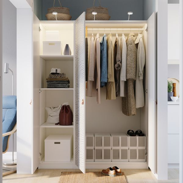 Гардероб, комбинация IKEA PAX ПАКС, MISTUDDEN 895.211.67 - схема-чертеж с размерами