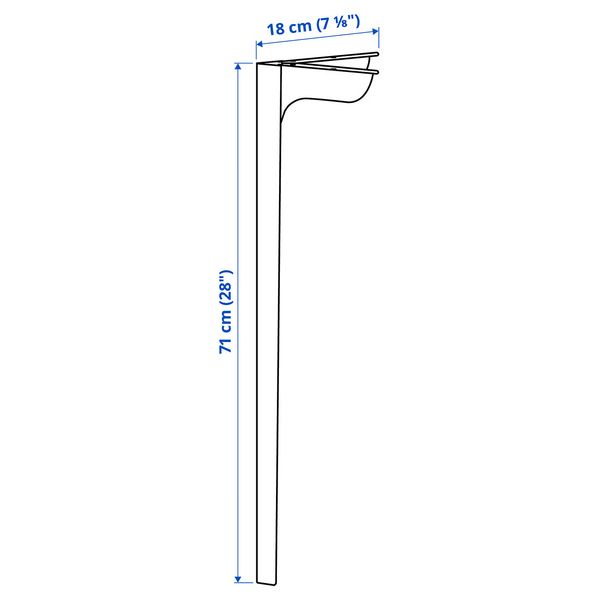 IKEA, дополнительный ракурс - схема-чертеж с размерами